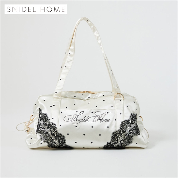 スナイデルホーム ビジューロゴキャリーオンバッグ SNIDEL HOME