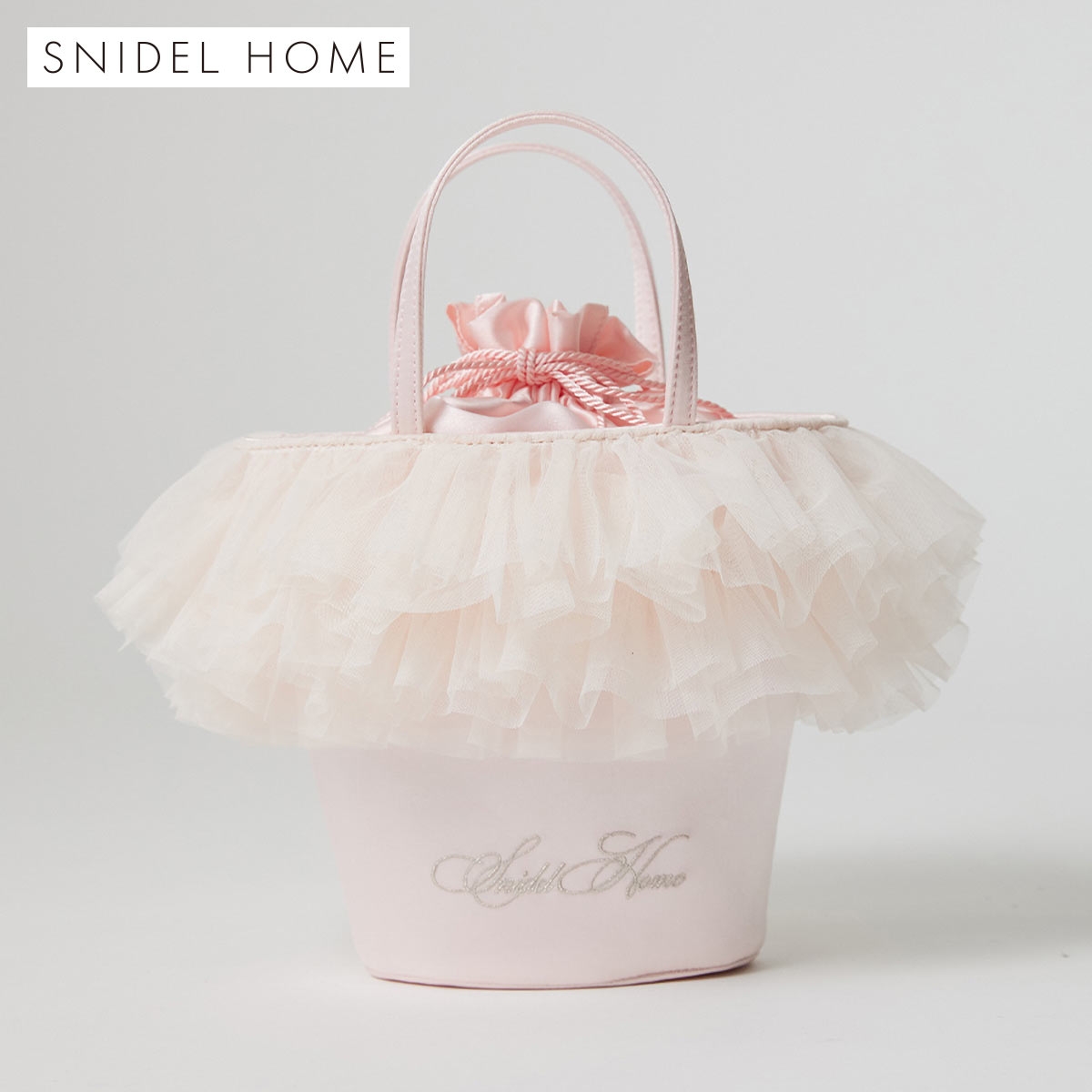 スナイデルホーム チュールバッグ SNIDEL HOME(PI-ピンク-Free)