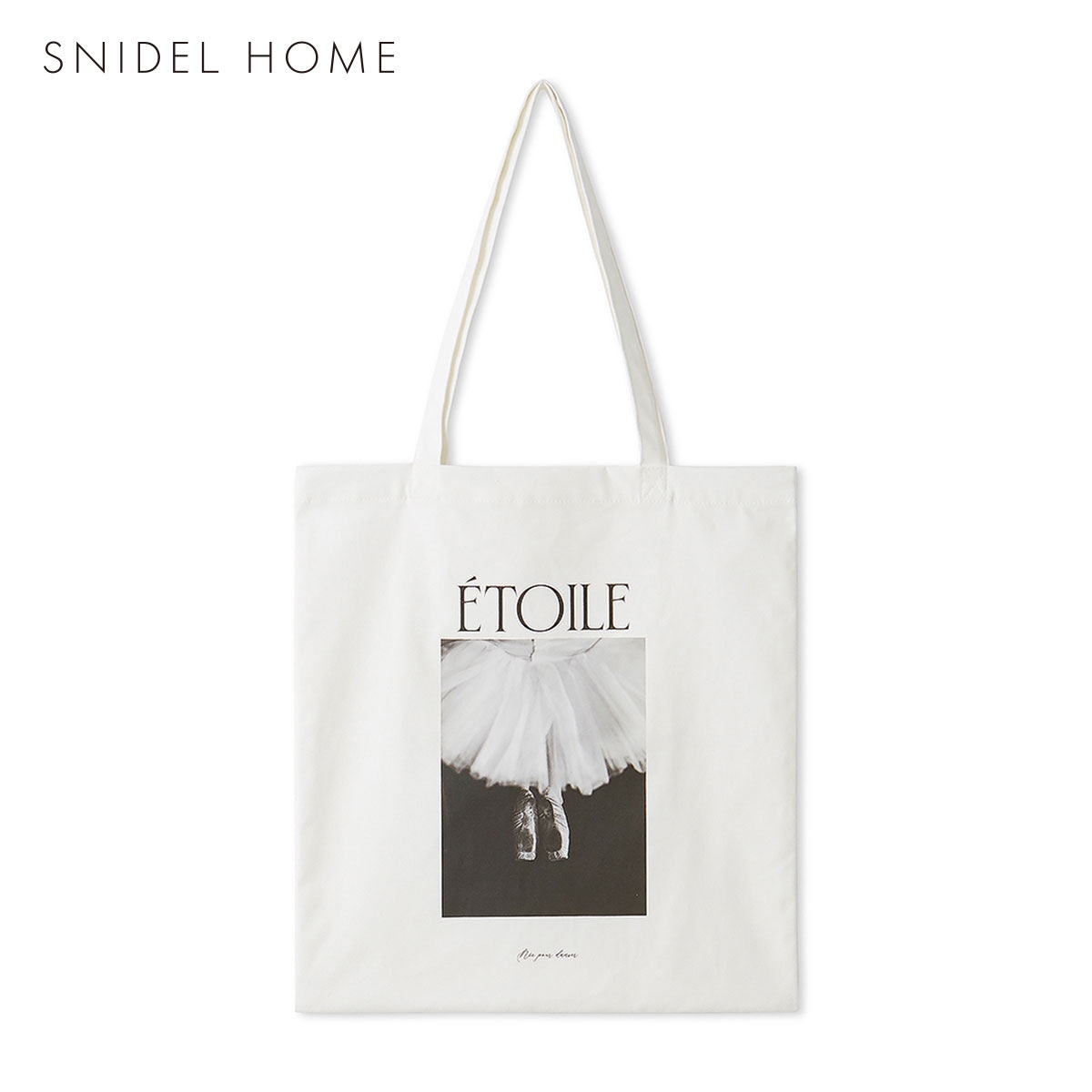 スナイデルホーム バレエフォトトートバッグ SNIDEL HOME(WH-ホワイト-Free)