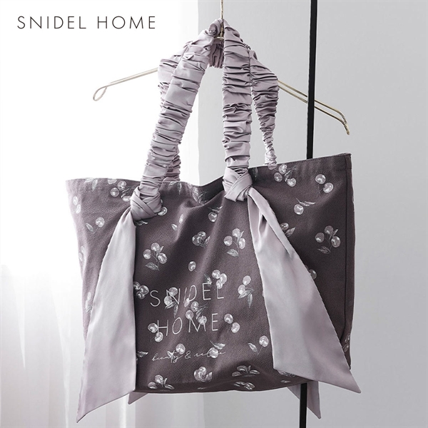 スナイデルホーム オーガニックキャンバストート BIG（CHERRY) SNIDEL HOME