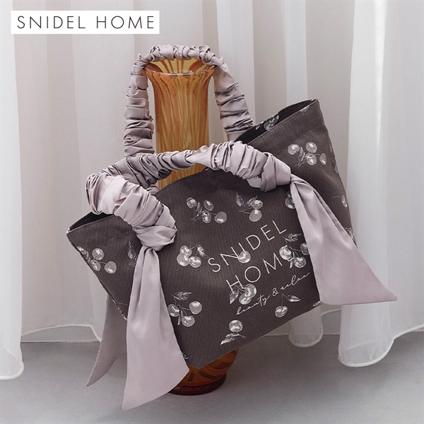 スナイデルホーム オーガニックキャンバストート SMALL（CHERRY) SNIDEL HOME
