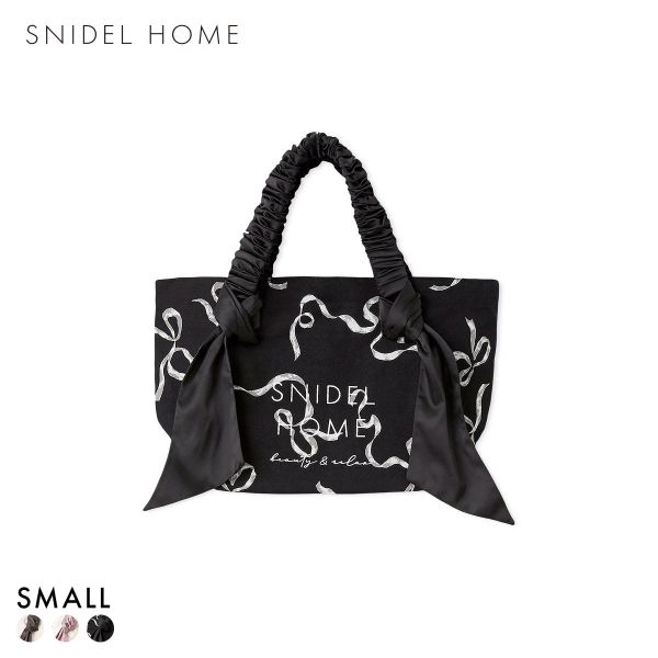 スナイデルホーム オーガニックキャンバストート SMALL リボン RIBBON SNIDEL HOME