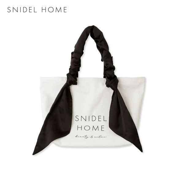 スナイデルホーム オーガニックキャンバスバック BIG SNIDEL HOME BLK