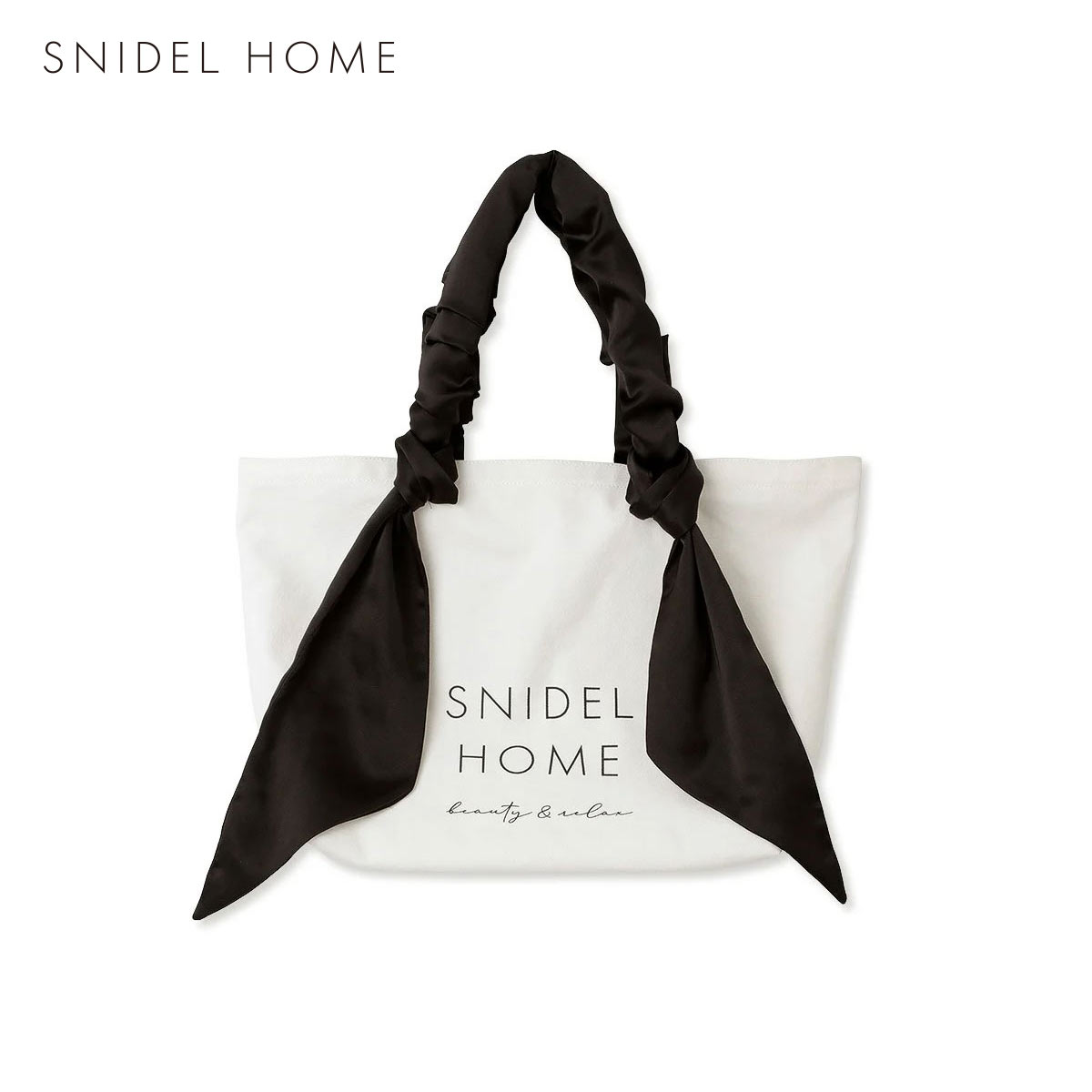 スナイデルホーム オーガニックキャンバスバック BIG SNIDEL HOME BLK(BK-ブラック-Free)