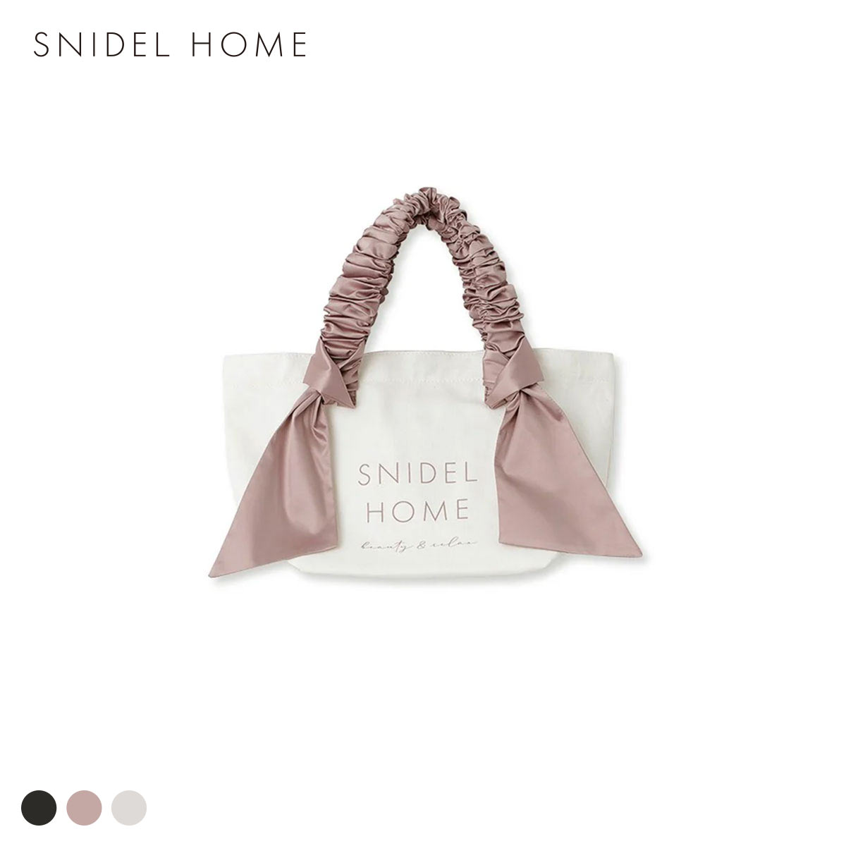 スナイデルホーム オーガニックキャンバスバック SMALL SNIDEL HOME(PB-ピンクベージュ-Free)