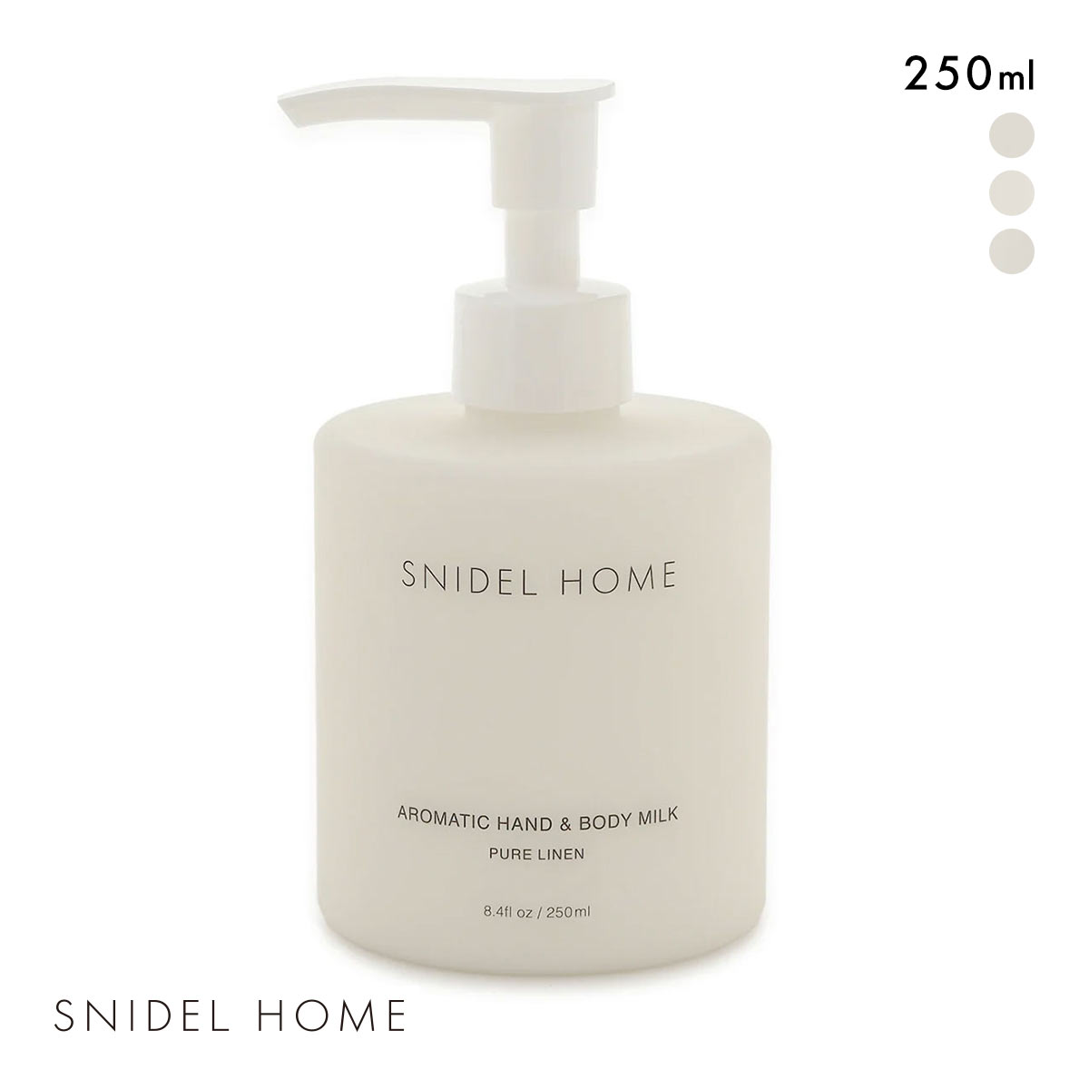 スナイデルホーム SNIDEL HOME アロマティックハンドボディミルク(LIN-リネン-Free)