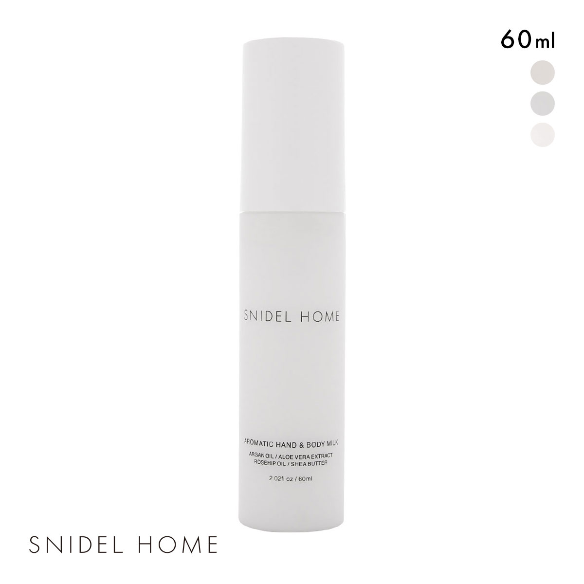 スナイデルホーム SNIDEL HOME アロマティックハンドボディミルク 60ml(LIN-リネン-Free)