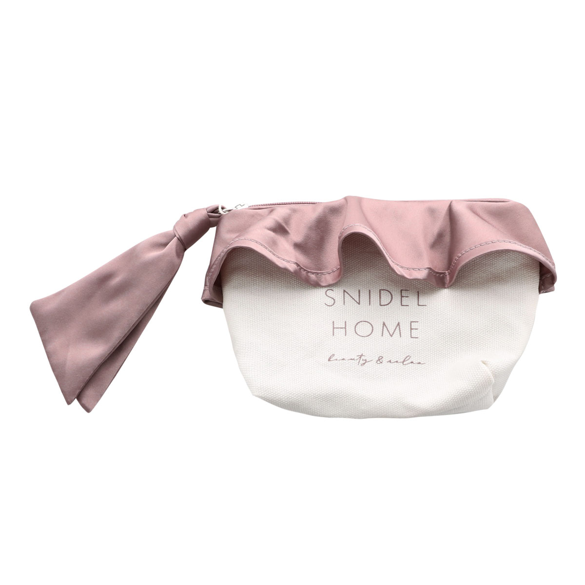 スナイデルホーム SNIDEL HOME オーガニックキャンバスポーチ(PB-ピンクベージュ-Free)