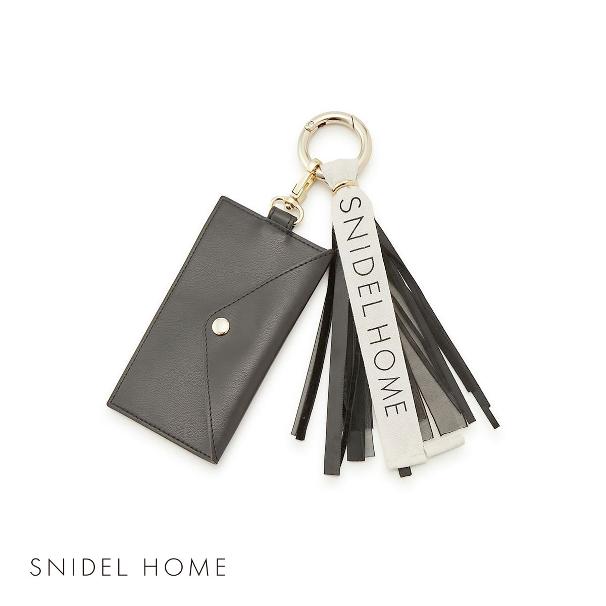 スナイデルホーム SNIDEL HOME ロゴチャーム(BK-ブラック-Free)
