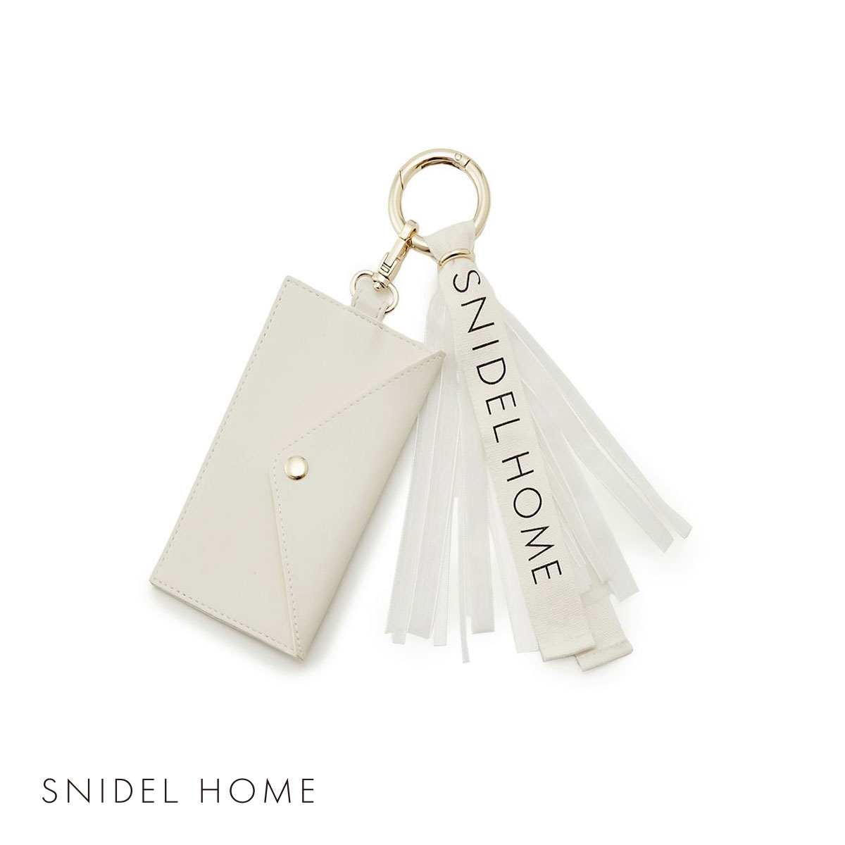 スナイデルホーム SNIDEL HOME ロゴチャーム(WH-ホワイト-Free)