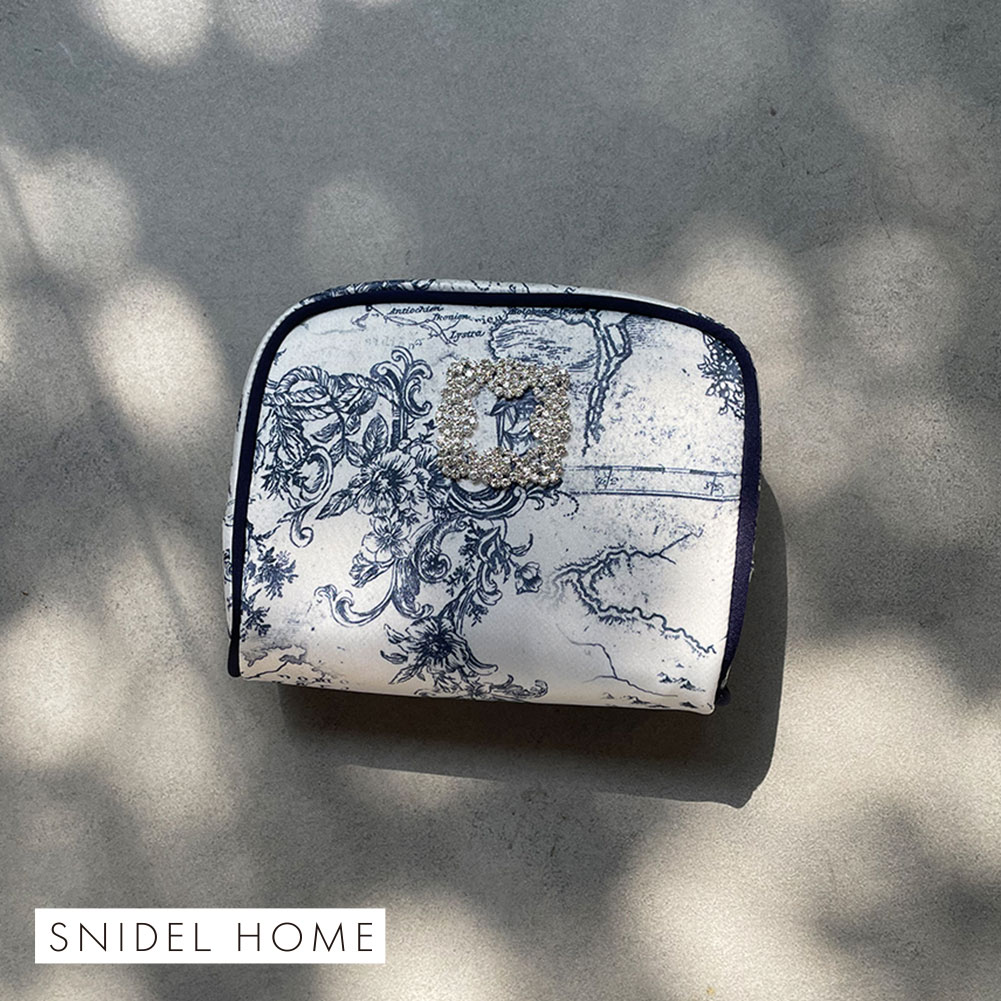 スナイデルホーム SNIDEL HOME ビジューポーチ(NV-ネイビー-Free)
