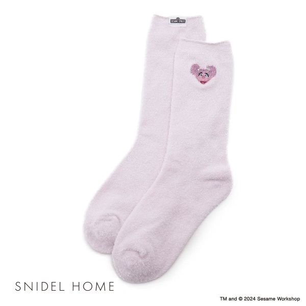 スナイデルホーム SNIDEL HOME 【SESAME STREET】【UNISEX】ワンポイントソックス パジャマ ルームウェア
