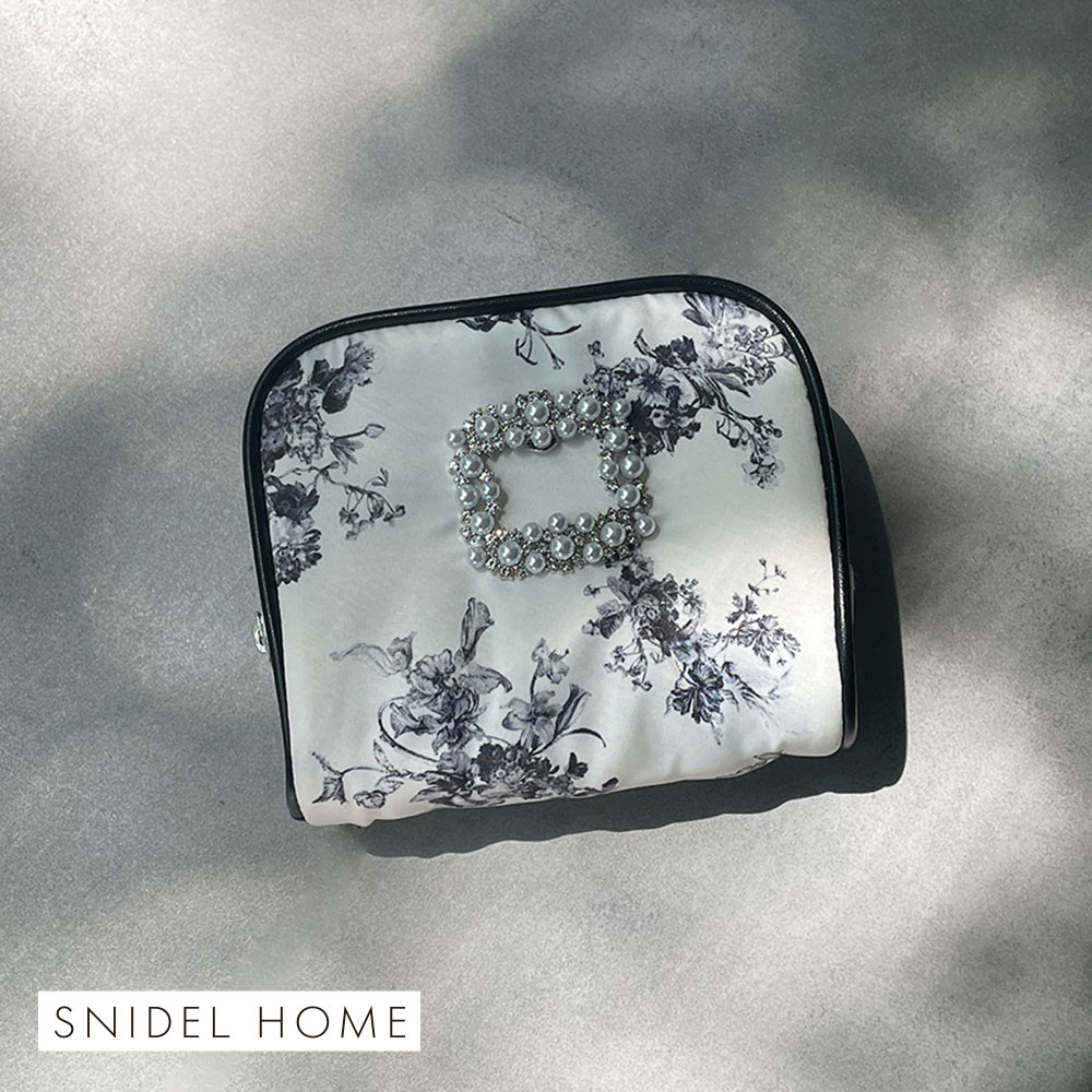 スナイデルホーム SNIDEL HOME ビジューポーチ(IV-アイボリー-Free)