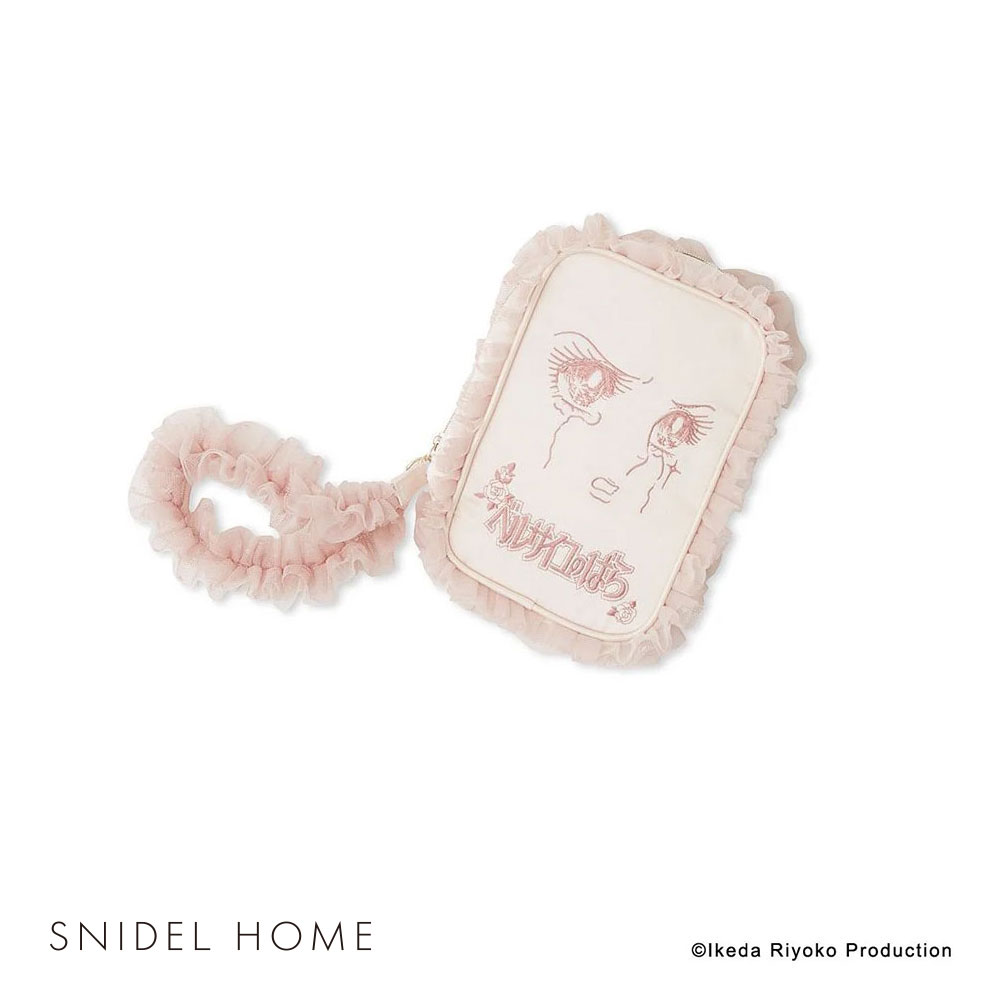 スナイデルホーム SNIDEL HOME 【ベルサイユのばら】フリルポーチ(LPI-薄ピンク-Free)