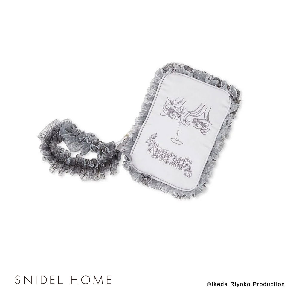 スナイデルホーム SNIDEL HOME 【ベルサイユのばら】フリルポーチ(LBU-薄ブルー-Free)
