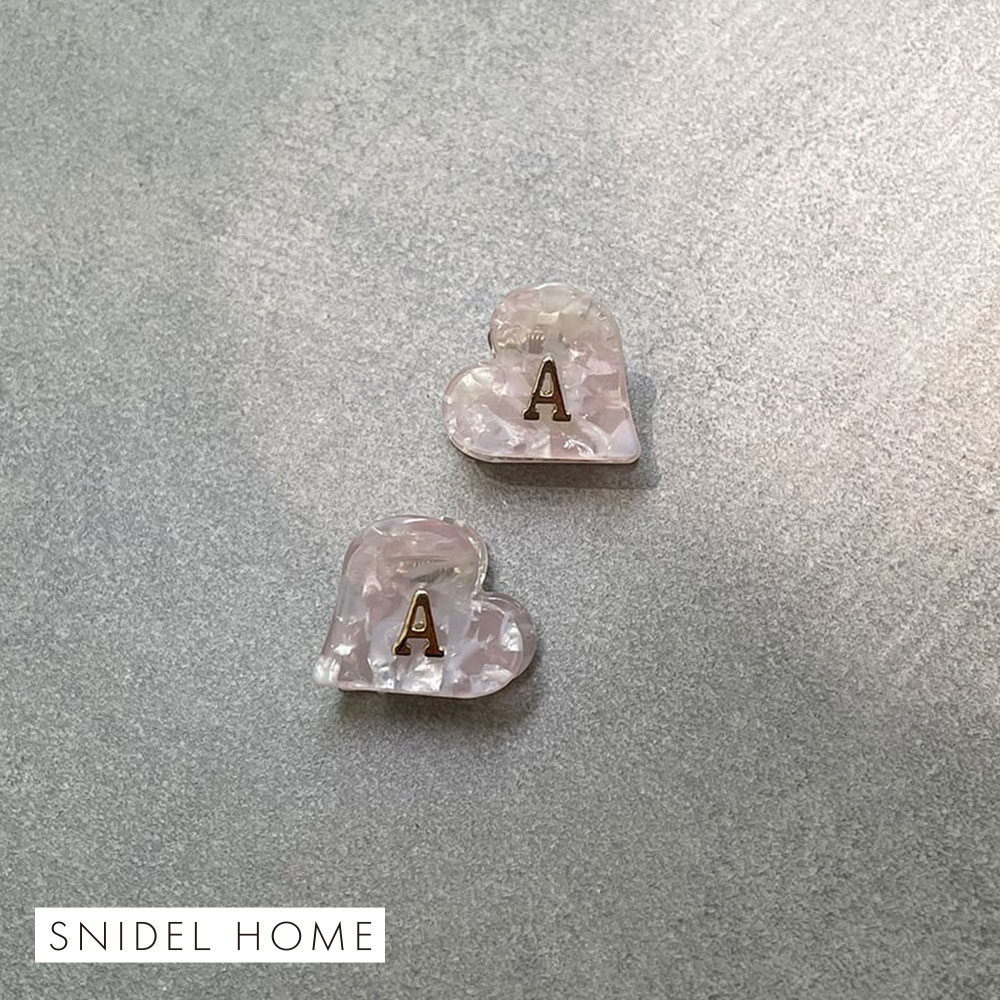 スナイデルホーム SNIDEL HOME イニシャルハートヘアクリップ(A-Free)