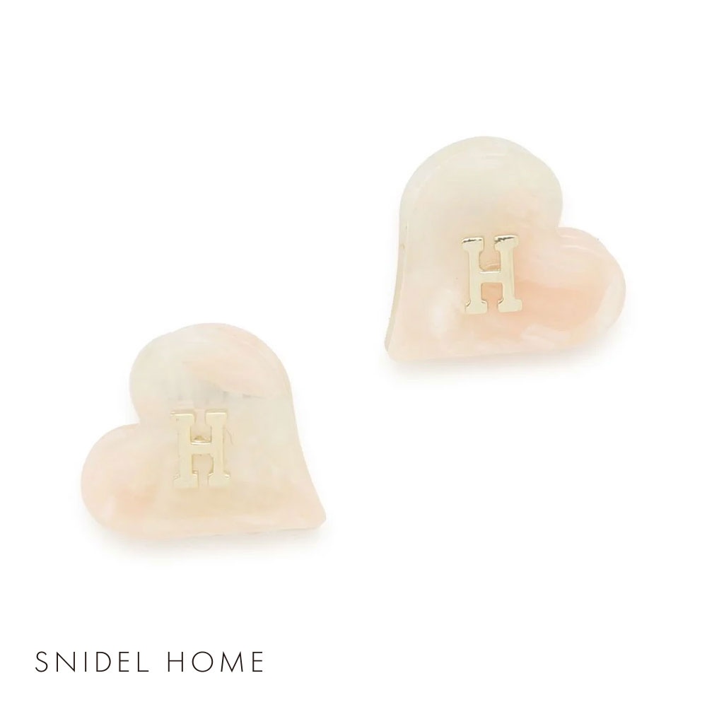 スナイデルホーム SNIDEL HOME イニシャルハートヘアクリップ(H-Free)