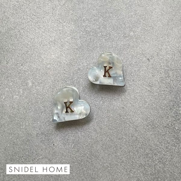 スナイデルホーム SNIDEL HOME イニシャルハートヘアクリップ