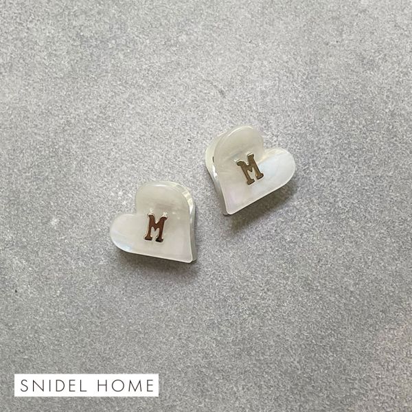 スナイデルホーム SNIDEL HOME イニシャルハートヘアクリップ