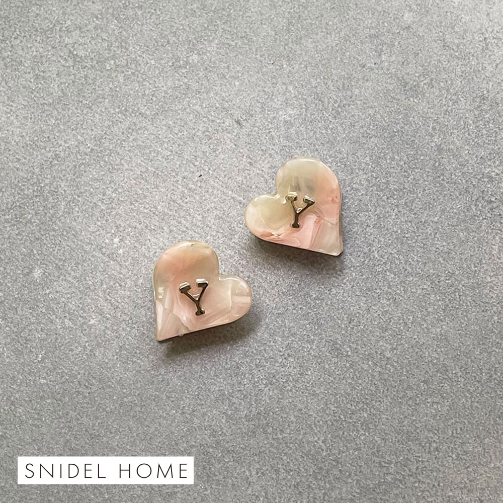 スナイデルホーム SNIDEL HOME イニシャルハートヘアクリップ(Y-Free)