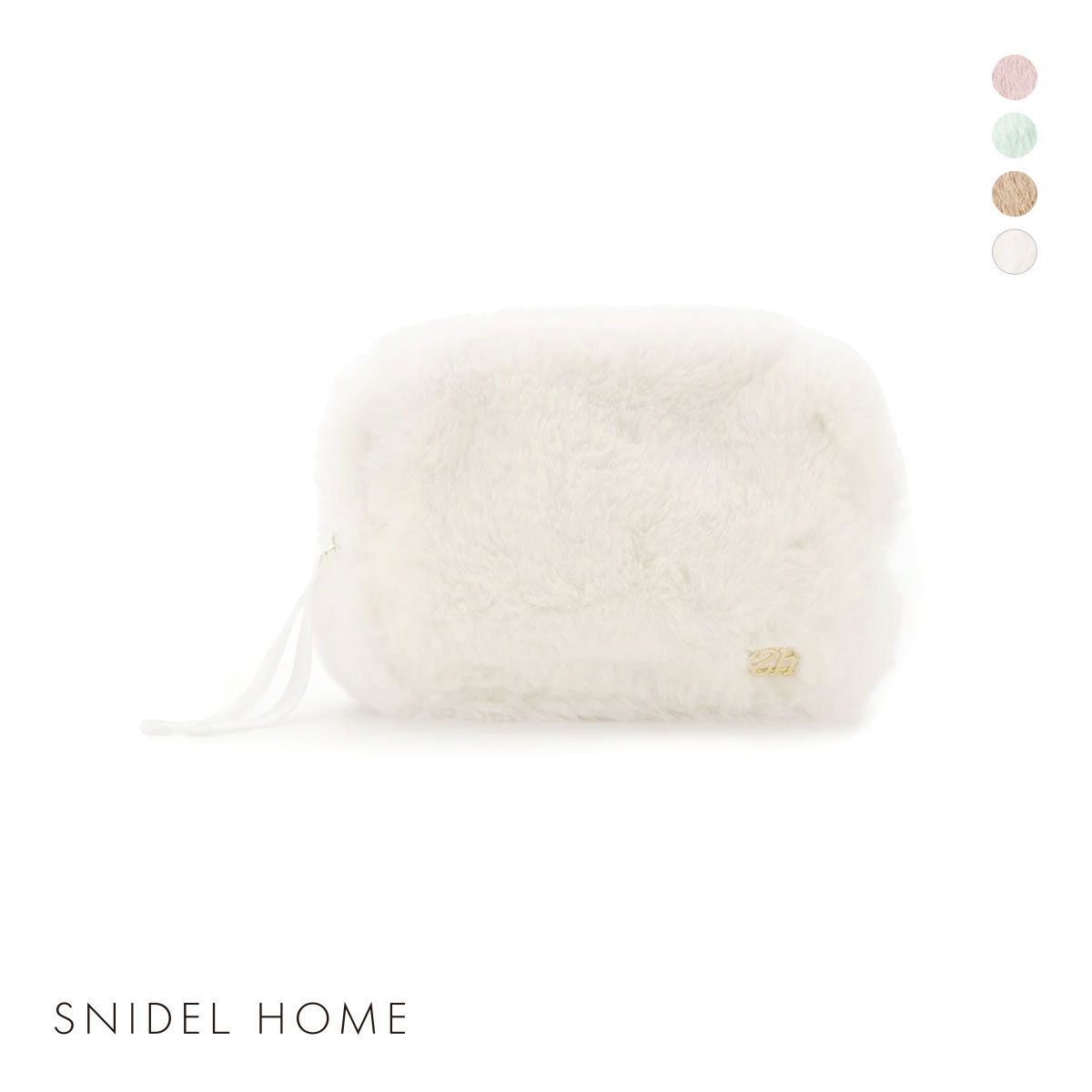 スナイデルホーム SNIDEL HOME ファーポーチ(WH-ホワイト-Free)