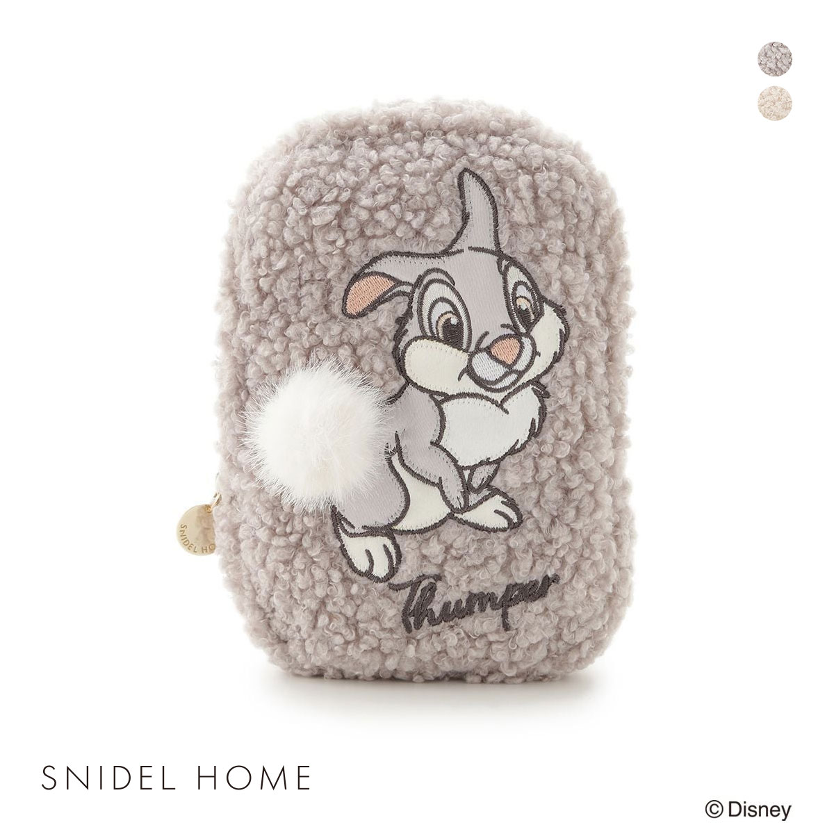 スナイデルホーム SNIDEL HOME 【Bambi】ポーチ(GY-グレー-Free)