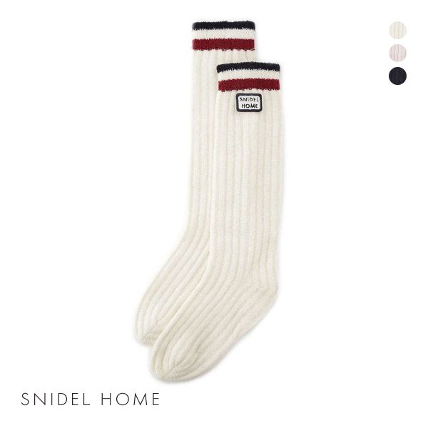 スナイデルホーム SNIDEL HOME 【MilkySmooth】ラインソックス