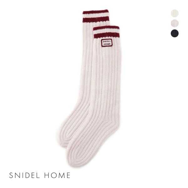 スナイデルホーム SNIDEL HOME 【MilkySmooth】ラインソックス