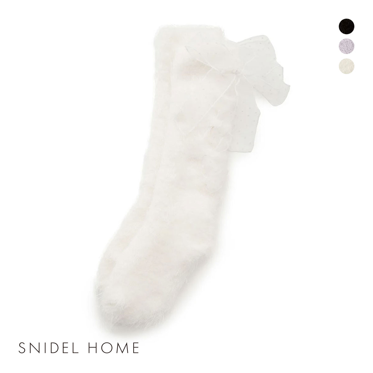 スナイデルホーム SNIDEL HOME 【Halloween】リボンソックス(WH-ホワイト-Free)