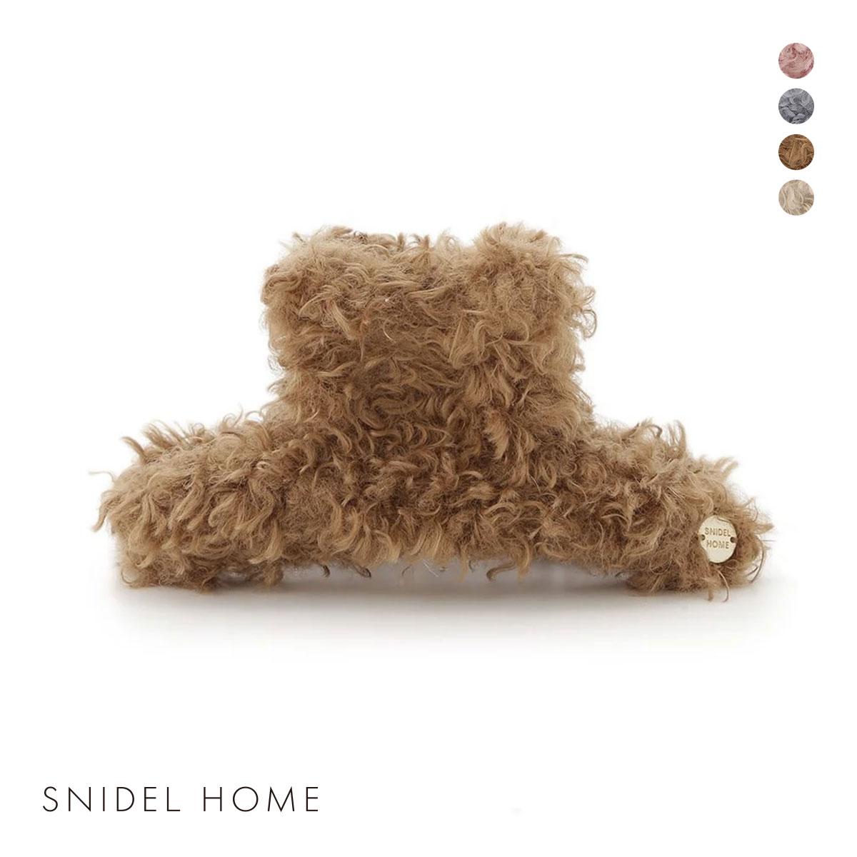 スナイデルホーム ファーベアバンスクリップ SNIDEL HOME(BR-ブラウン-Free)