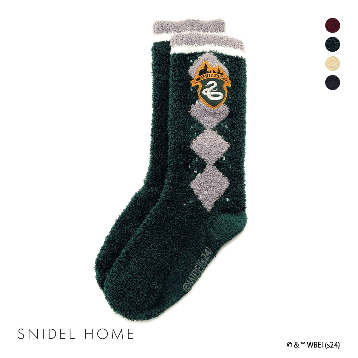 スナイデルホーム ハリー・ポッター ニットソックス SNIDEL HOME(GR-グリーン-Free)