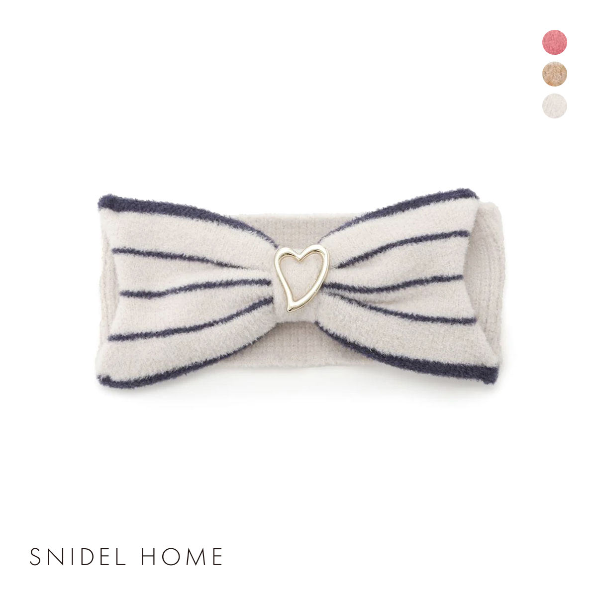 スナイデルホーム クリーミー ハートボタンヘアターバン SNIDEL HOME Creamy(IV-アイボリー-Free)