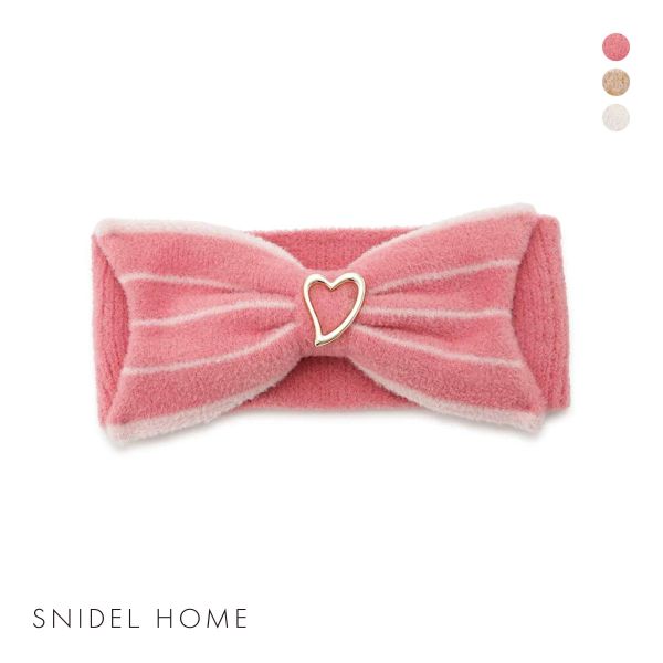 スナイデルホーム クリーミー ハートボタンヘアターバン SNIDEL HOME Creamy