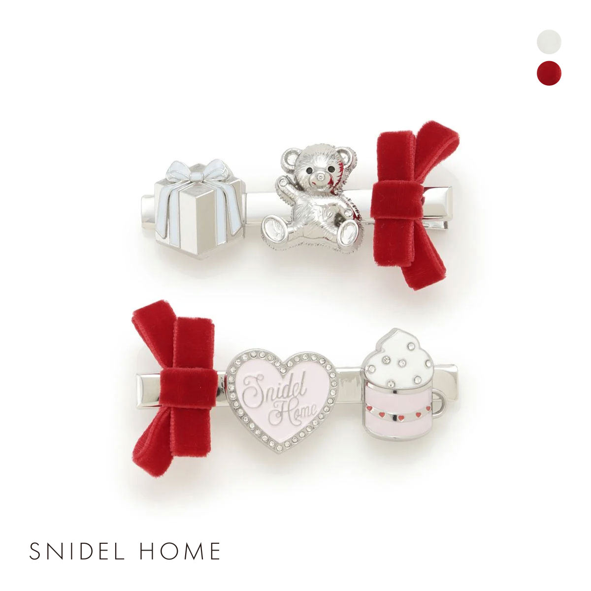 スナイデルホーム モチーフヘアピン SNIDEL HOME(RE-レッド-Free)