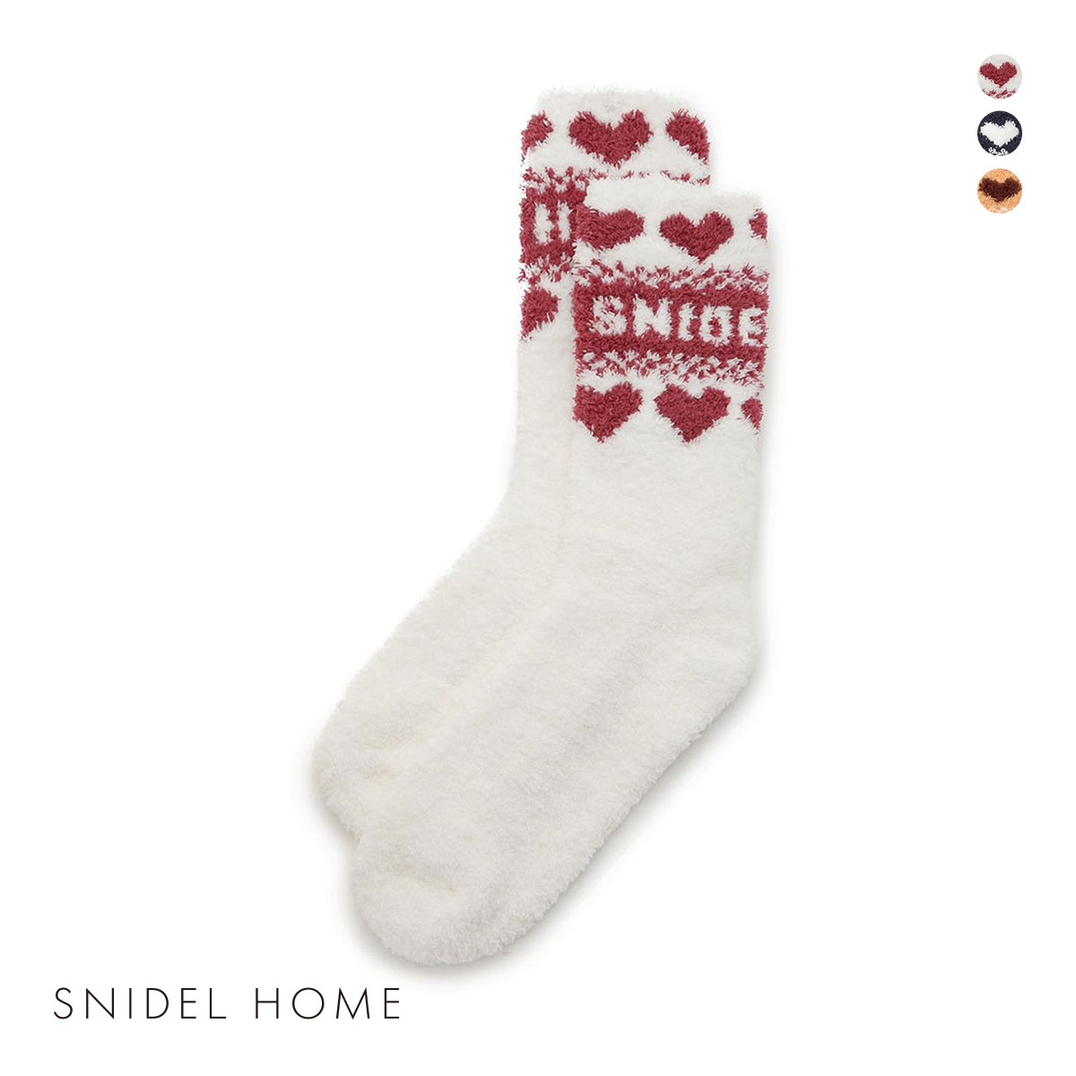 スナイデルホーム メルティー ノルディックソックス SNIDEL HOME Melty(RE-レッド-Free)