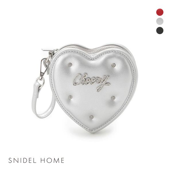 スナイデルホーム ハートビジューポーチ SNIDEL HOME