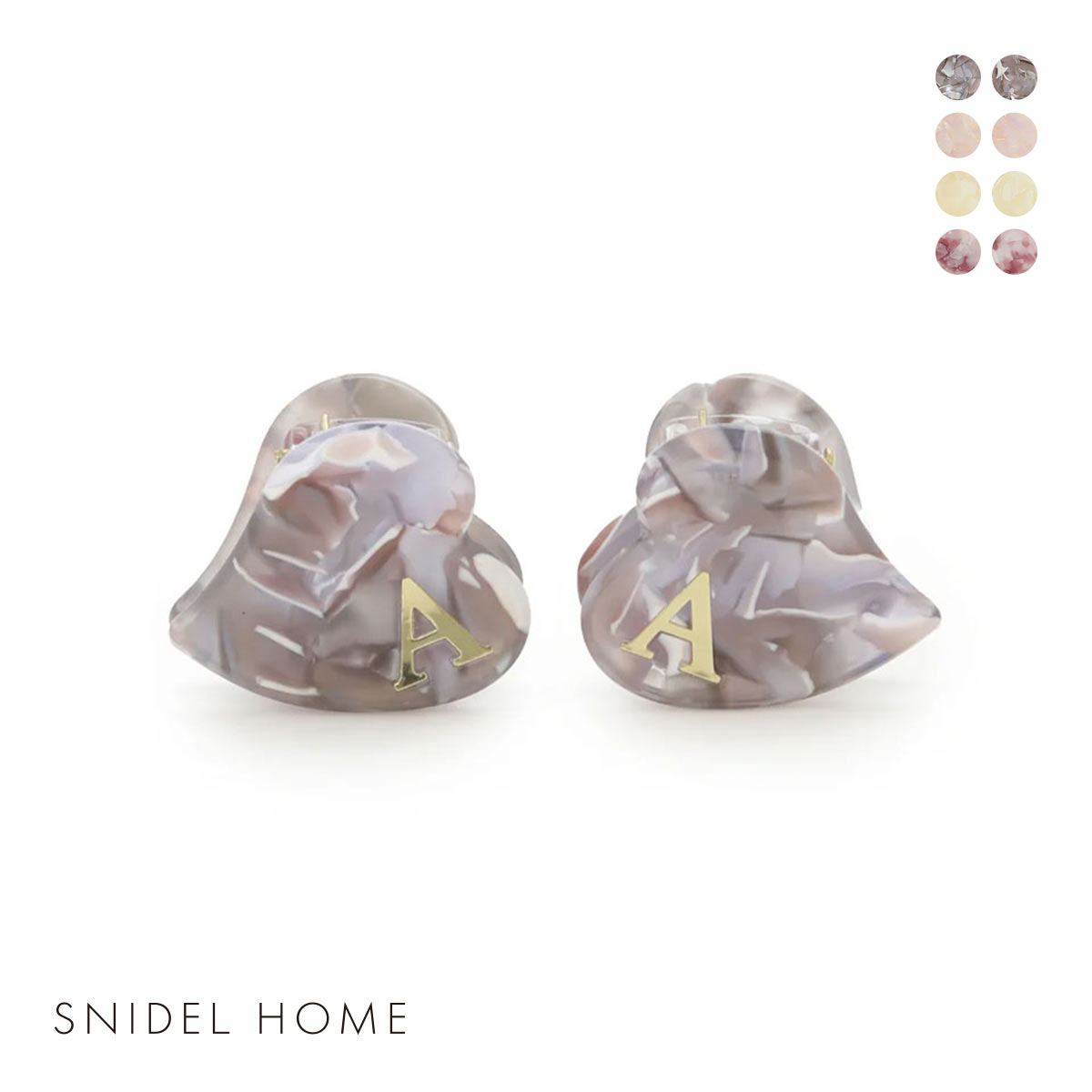 スナイデルホーム SNIDEL HOME イニシャルハートミニクリップSET(A-Free)