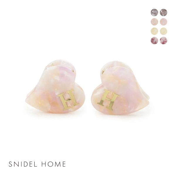 スナイデルホーム SNIDEL HOME イニシャルハートミニクリップSET