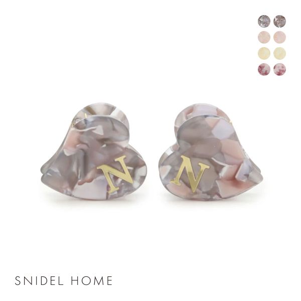 スナイデルホーム SNIDEL HOME イニシャルハートミニクリップSET