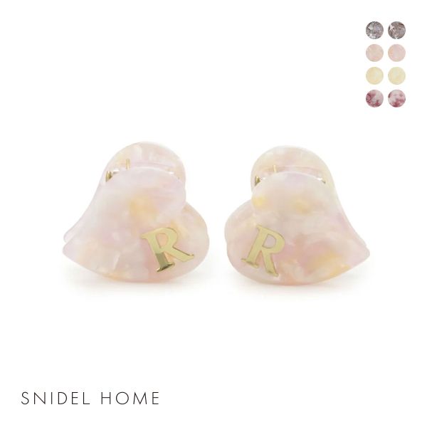 スナイデルホーム SNIDEL HOME イニシャルハートミニクリップSET