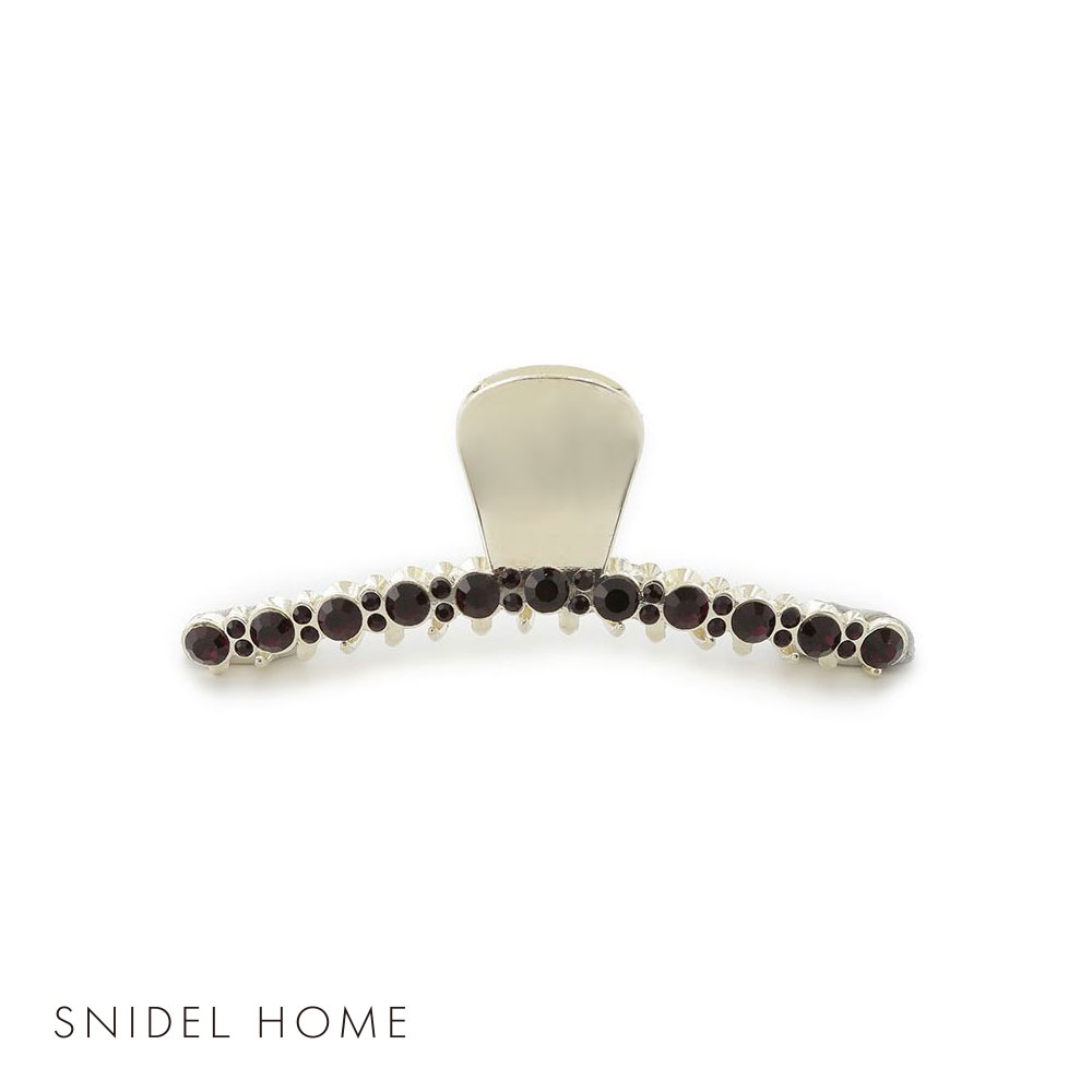 スナイデルホーム SNIDEL HOME 誕生石カラーヘアバンスクリップ(WI-ワイン-Free)