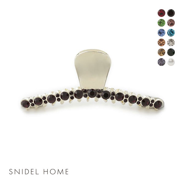 スナイデルホーム SNIDEL HOME 誕生石カラーヘアバンスクリップ