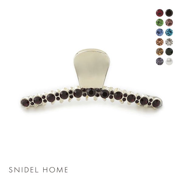 スナイデルホーム SNIDEL HOME 誕生石カラーヘアバンスクリップ