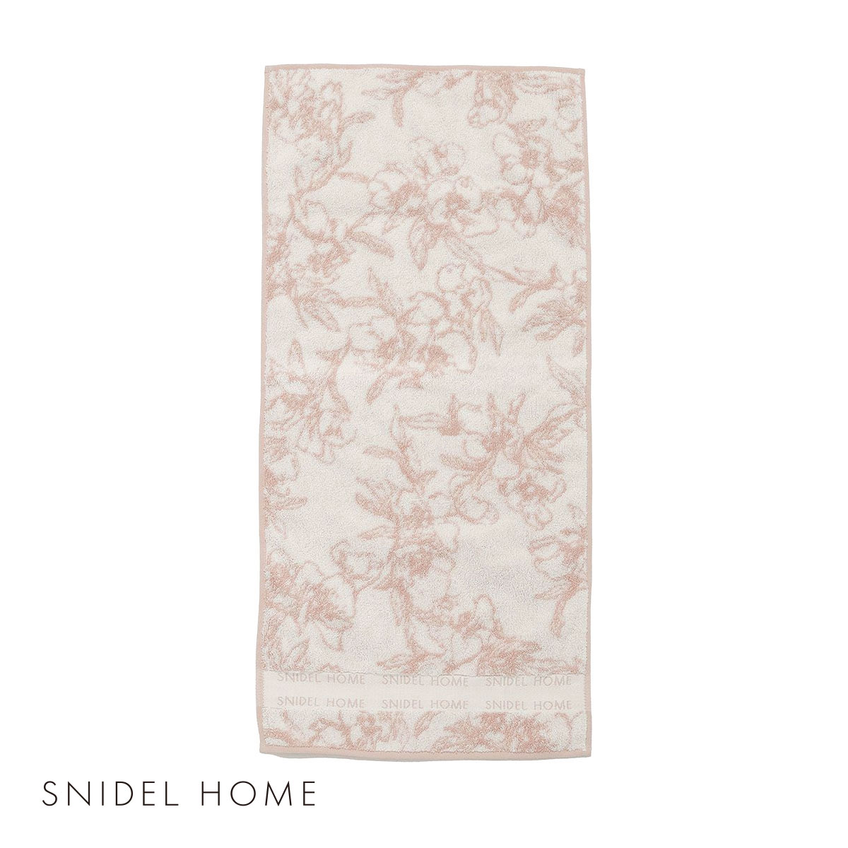 スナイデルホーム SNIDEL HOME ジャガードフェイスタオル(PB-ピンクベージュ-Free)
