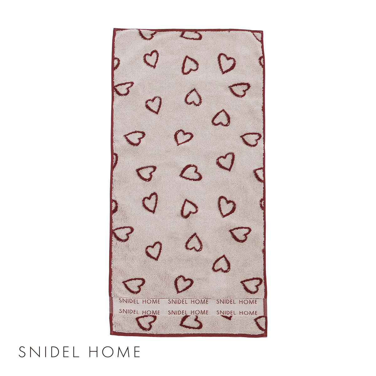 スナイデルホーム SNIDEL HOME ジャガードフェイスタオル(PI-ピンク-Free)