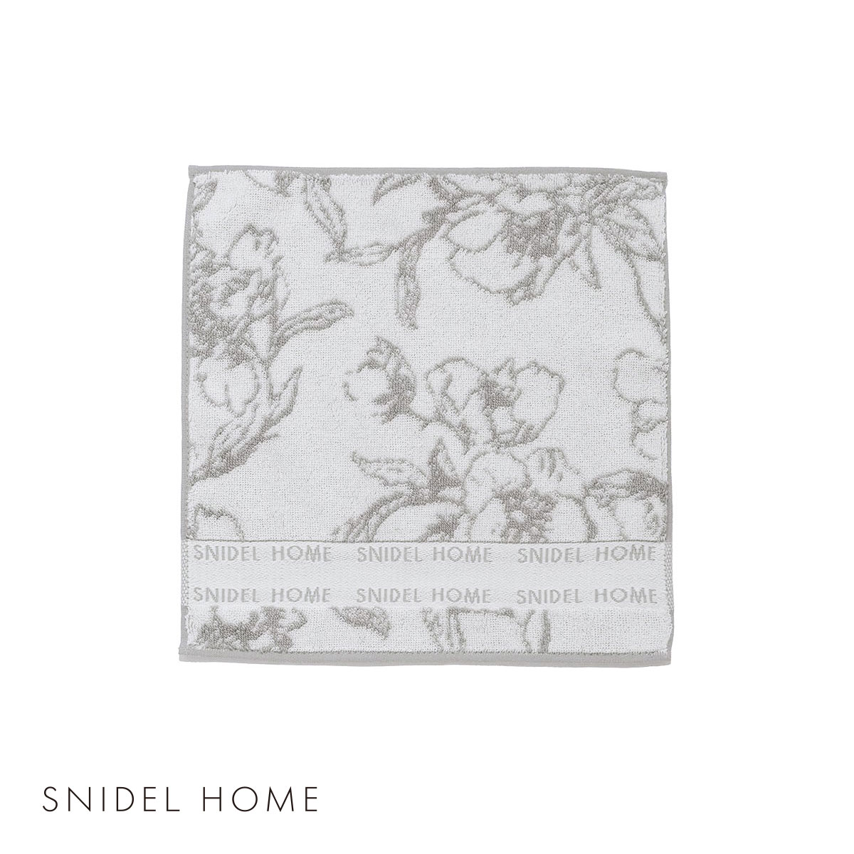 スナイデルホーム SNIDEL HOME ジャカードハンドタオル(LGY-薄グレー-Free)