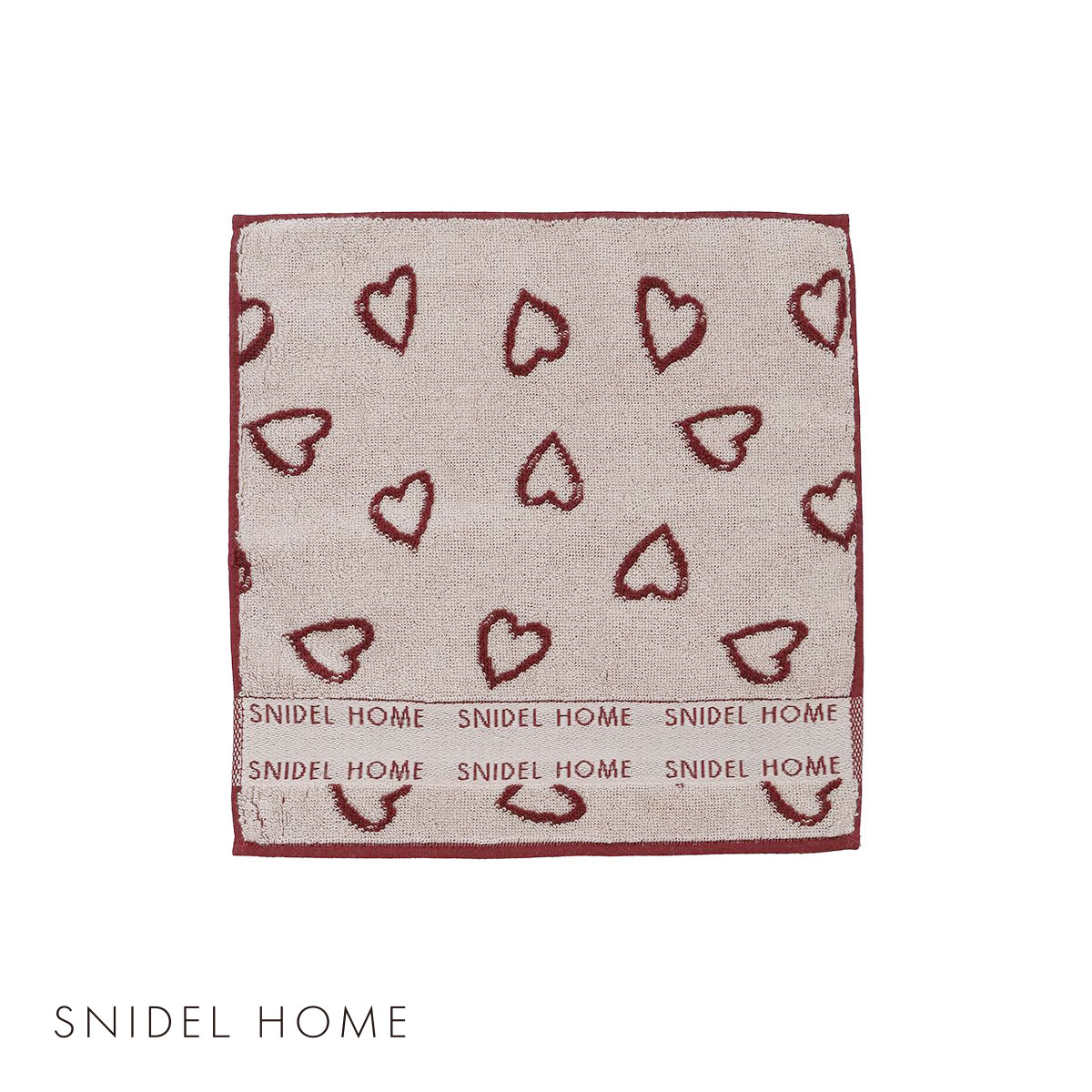 スナイデルホーム SNIDEL HOME ジャカードハンドタオル(PI-ピンク-Free)