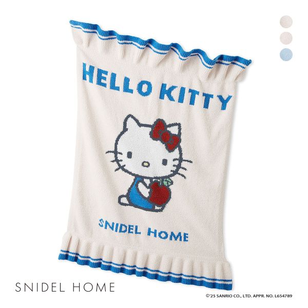 スナイデルホーム ハローキティ ニットブランケット HELLO KITTY SNIDEL HOME