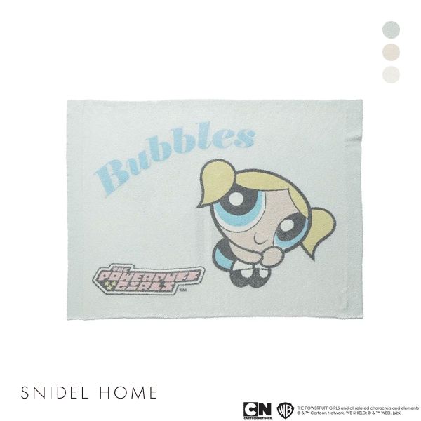 スナイデルホーム パワーパフ ガールズ ニットブランケット The Powerpuff Girls SNIDEL HOME スナイデルホーム パワーパフ ガールズ ニットブランケット The Powerpuff Girls SNIDEL HOME