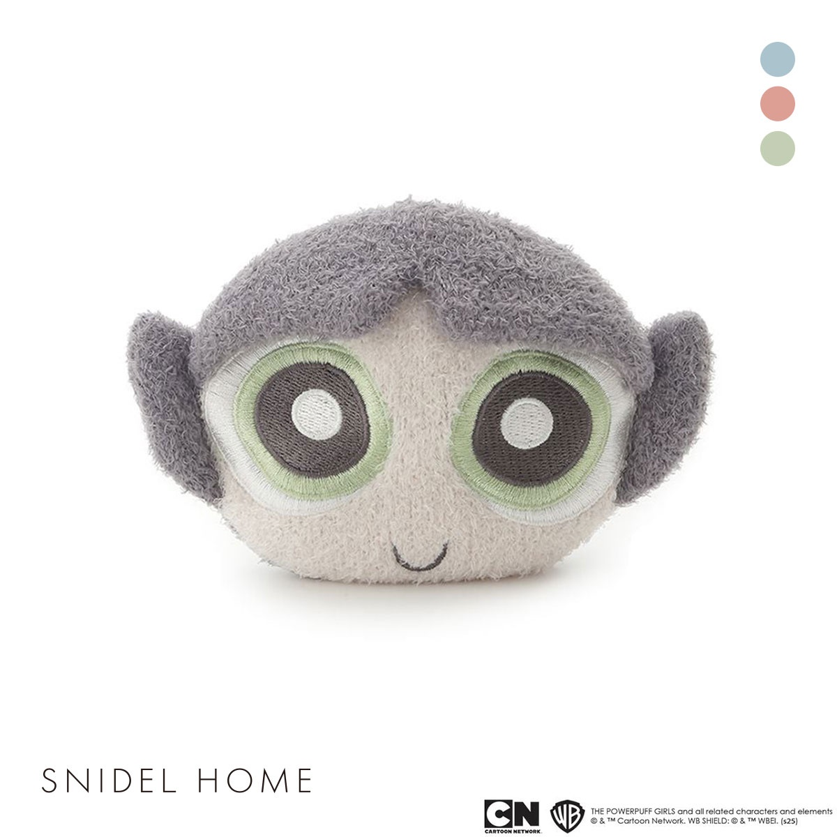 スナイデルホーム パワーパフ ガールズ フェイスニットポーチ The Powerpuff Girls　SNIDEL HOME(GR-グリーン-Free)